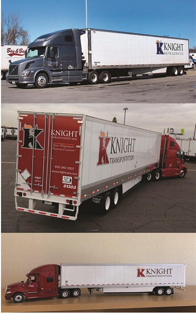 Knight Refrigerated & Transportation (cab decals)